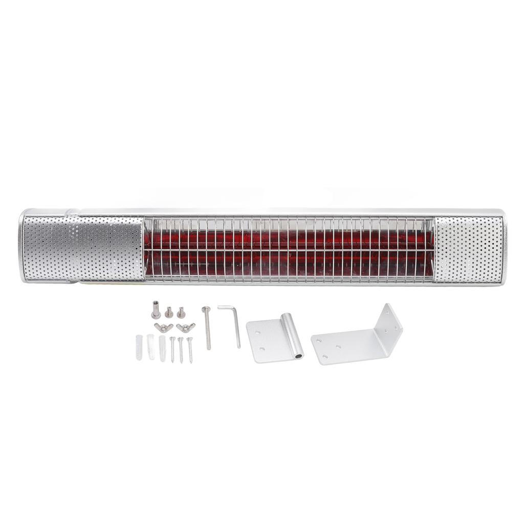 1500W Infrared Outdoor Electric Space Heater Wall Mounted Waterproof Patio Heater