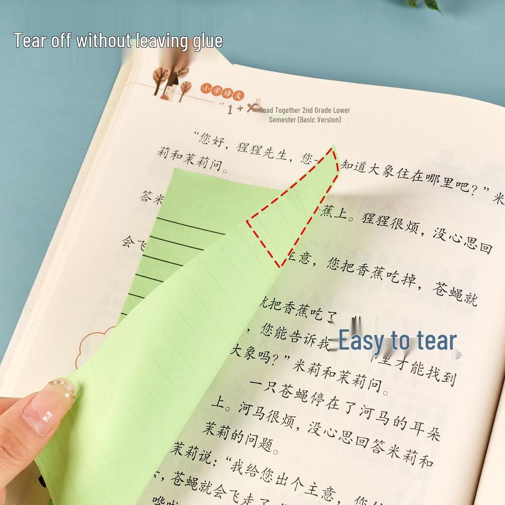 Large Colored Sticky Notes for Students - Reusable Adhesive Notes for Messages and Reminders