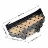 Unique Briefs Shape Cosmetic Bag Lace Heart Mesh Makeup Storage Pouch Y2K Transparent Toiletry Bag Storage for Travel