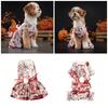 Scary Bloodstained Halloween Outfit for Pets Comfortable Bloody Dress Festival Holiday Dog Spider Costume Party Outfit