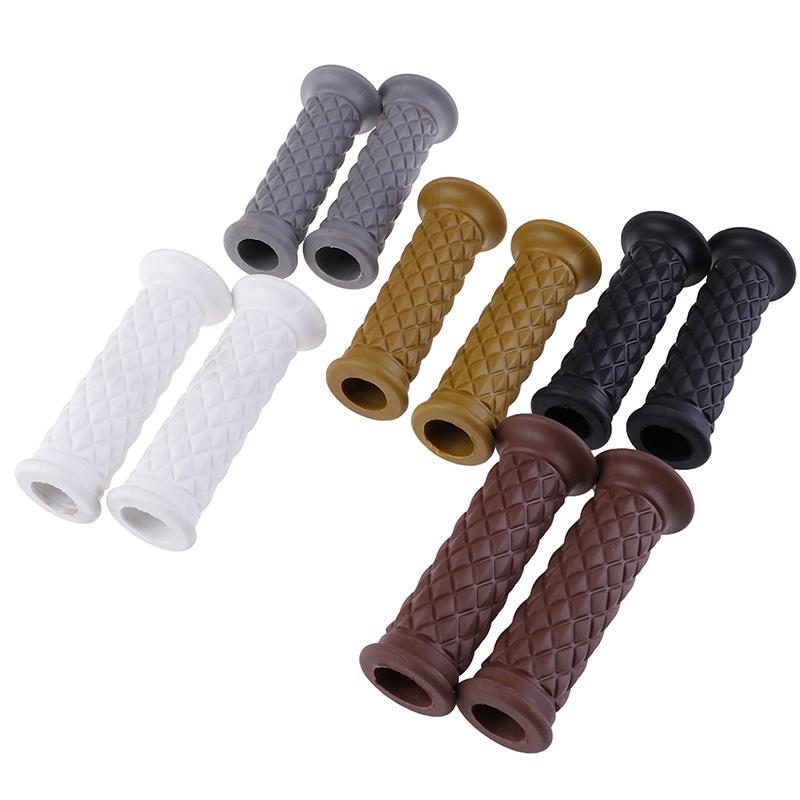 Pièces Café Racer Rétro Disponibles Poignée de Moto en Caoutchouc Pour Guidon de Moto