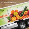1/50 Alloy Engineering Truck Refrigerated Truck Model Fruit and Vegetable Fresh-keeping Transport Truck Container Truck Toy