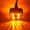 Ygmylandbb Seitenmarkierungsleuchte 12V 13 Universelle Passform für Industrie und Seitenmarkierung Hoch Amber und mit Tagfahrlicht 2er-Pack Doppelseitige Lampen, LED,