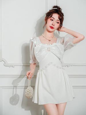 Nuovo Costume da Bagno Intero Donna Stile Retro INS in Pizzo - Sexy, Fatato, Copri Pancia per Vacanze & Terme