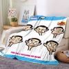 1 Stück Mr Beans Video Adventures Flanelldecke für Super Weichen Niedlichen Komfortdecke für Reisebettwäsche Couch Sofa Decke Y73044