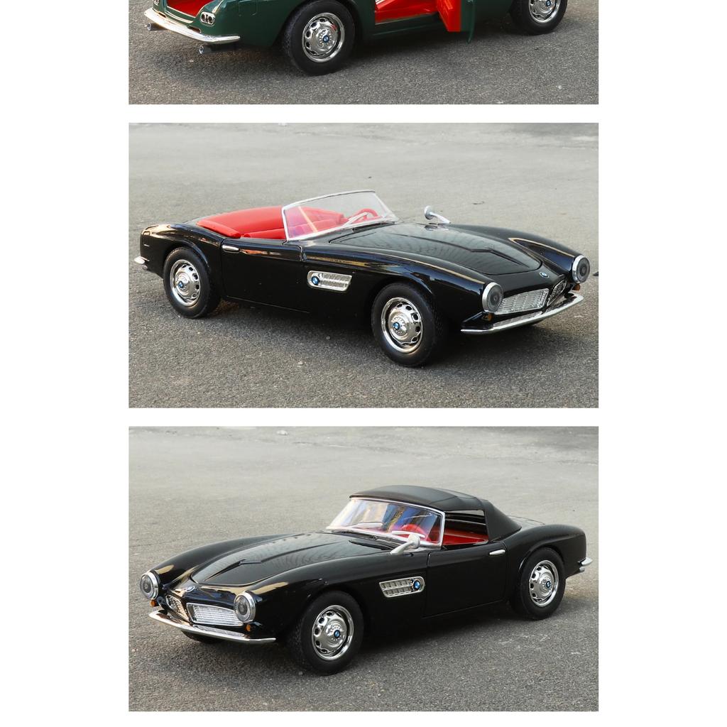 1/24 BMW 507 Legierungsauto-Modell Simulation Sound und Licht Metall-Druckgusskarosserie Sammlerstücke Kinderspielzeug Geschenke Feiertagsdekorationen