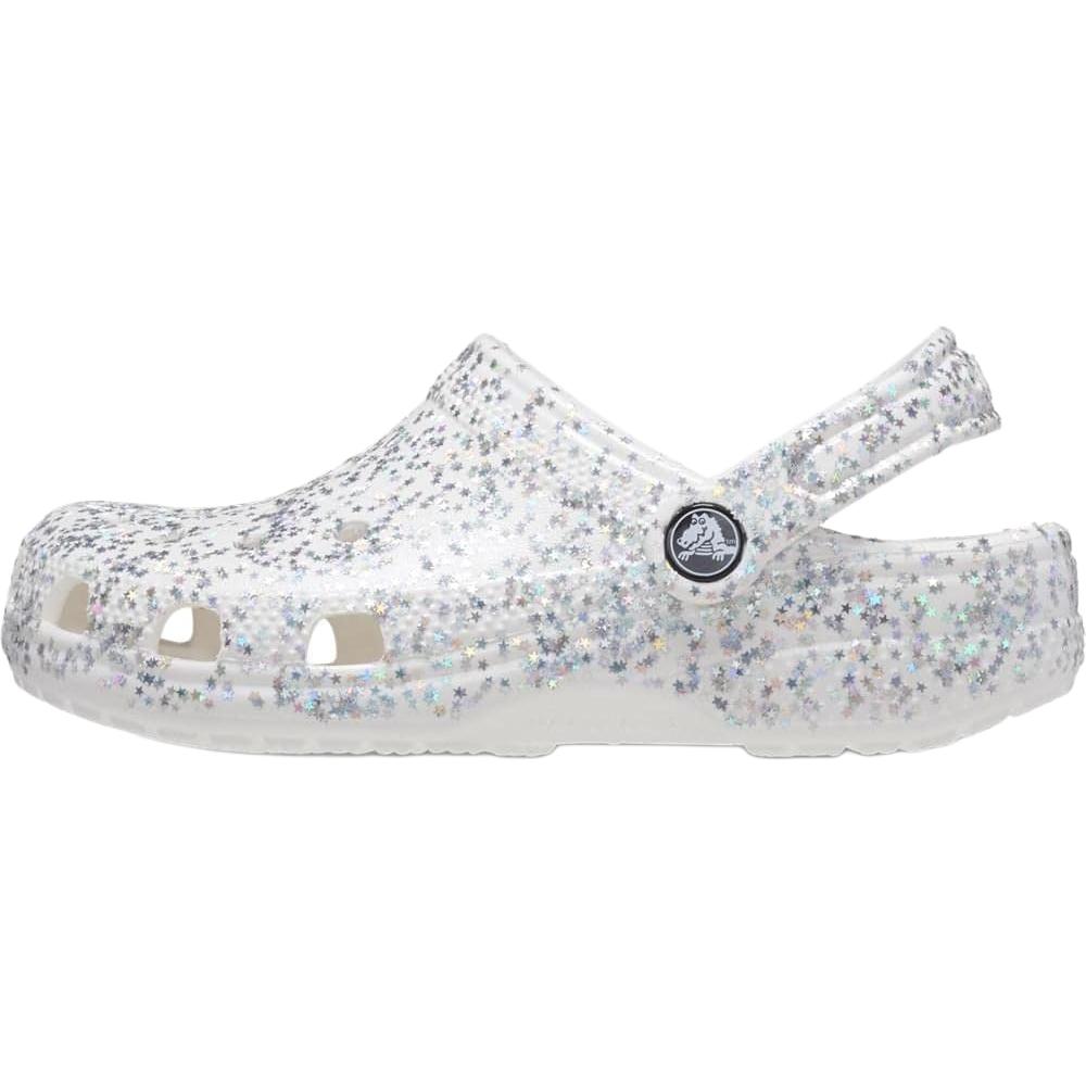 Crocs Classic Clog Comfortable Classic Slip-Resistant Durable Low-Top Toddler Shoes Baby shoes Silver 208620-100 25-26