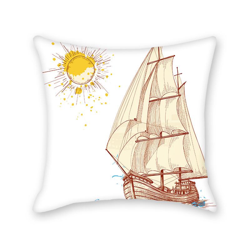 Ocean Series Summer Pillowcase - Living Room/Bedroom Sofa Cushion Cover