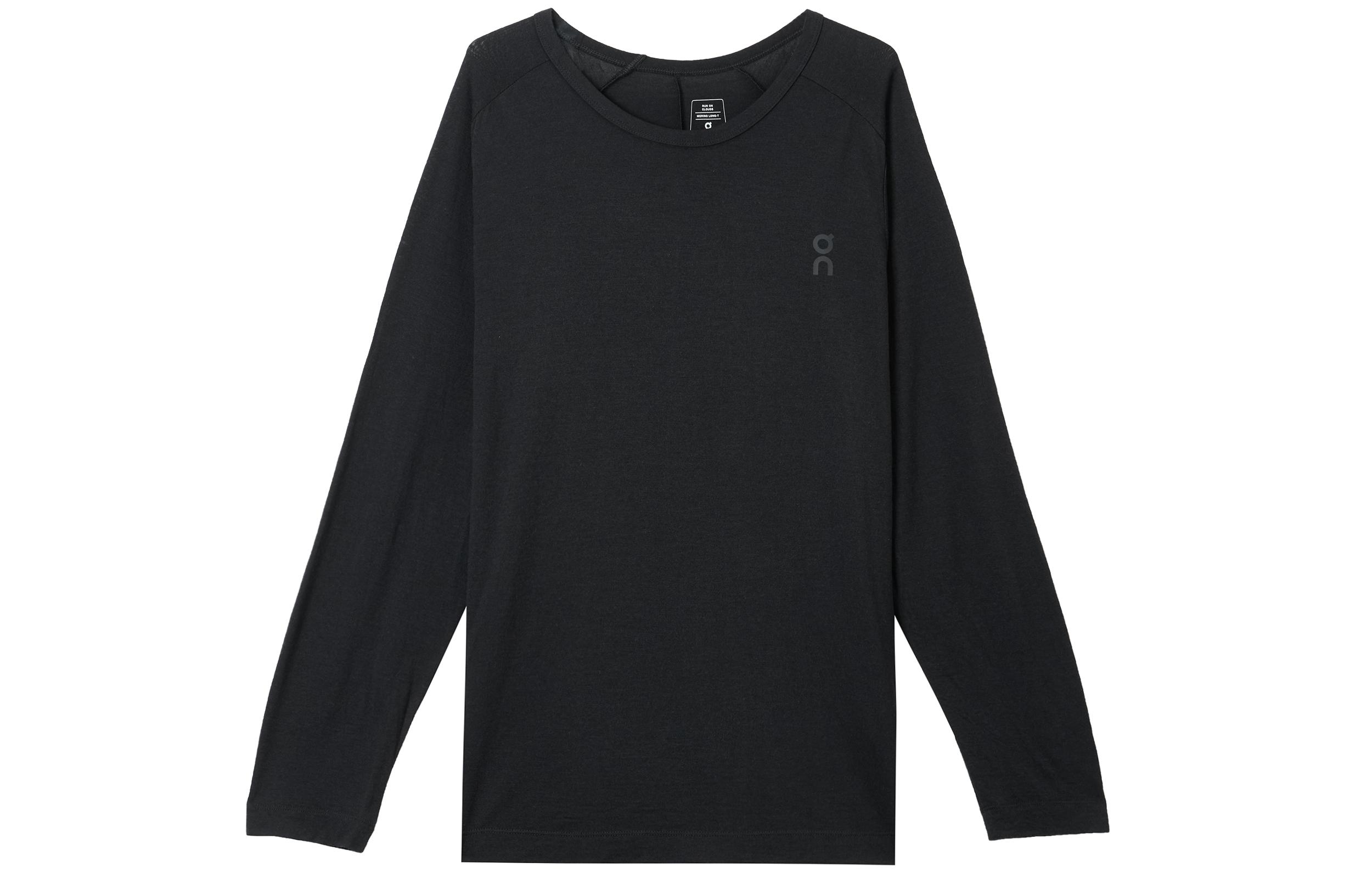 On Merino On Long T Shirt Men s Black 19300738 XL