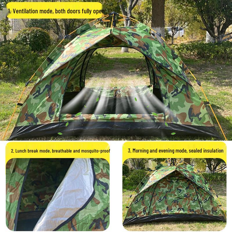 ZISIZ Automatic Camouflage Camping Tent