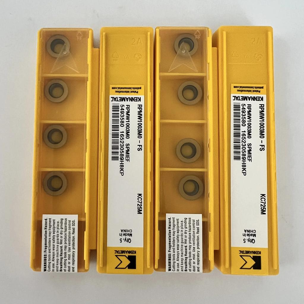 Original / RPMW1003M0-FS KC725M  /  Industrial Indexable Carbide Inserts 10 Pcs