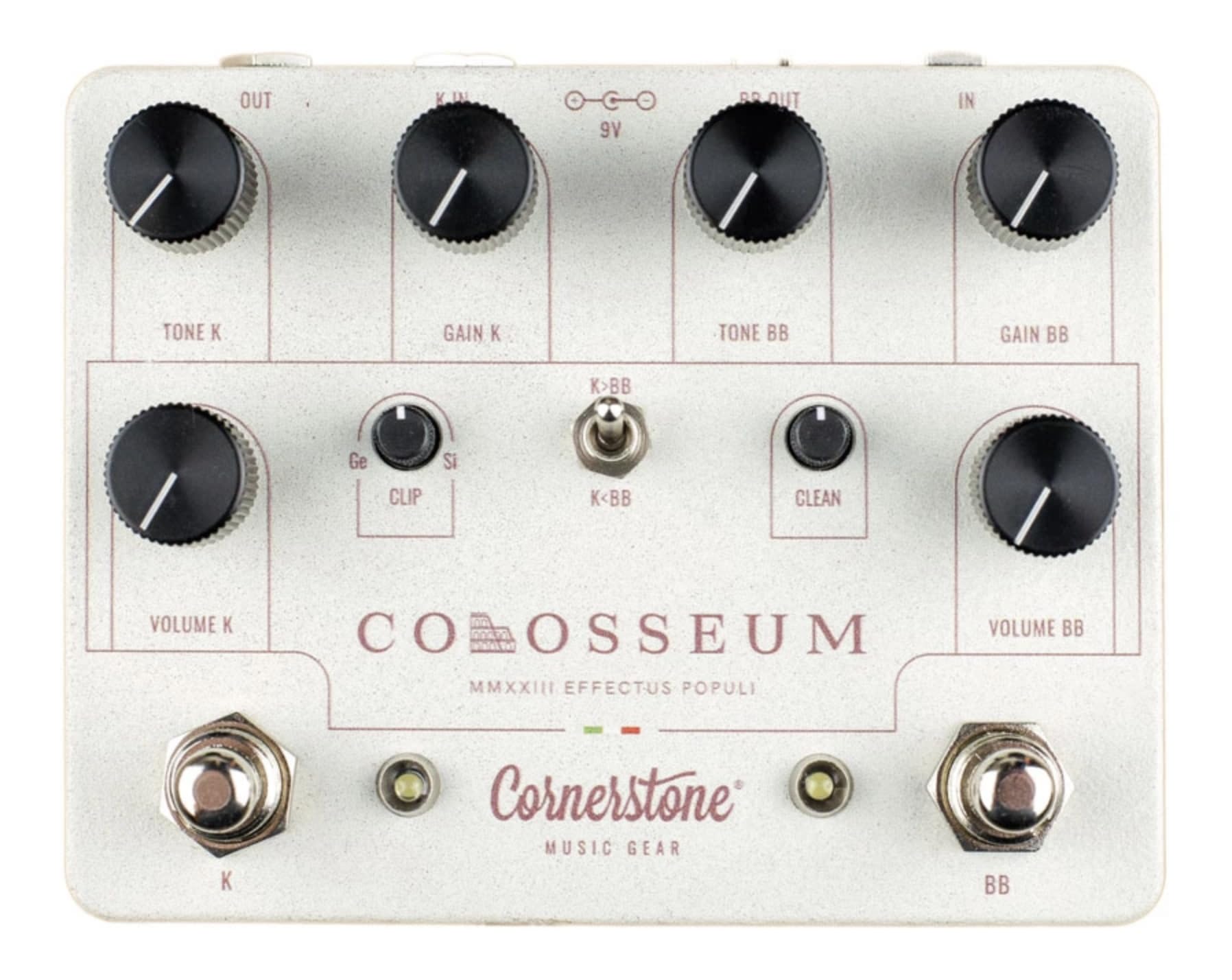 

Cornerstone Music Gear Dual Overdrive Pedal Colosseum 2in1 - KLON+BB