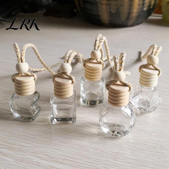 Decorative Hanging Air Freshener Car Perfume Bottle Pendant, Creative Diffuser Ornament for Vehicle, Portable Essential Oil Holder, Interior
