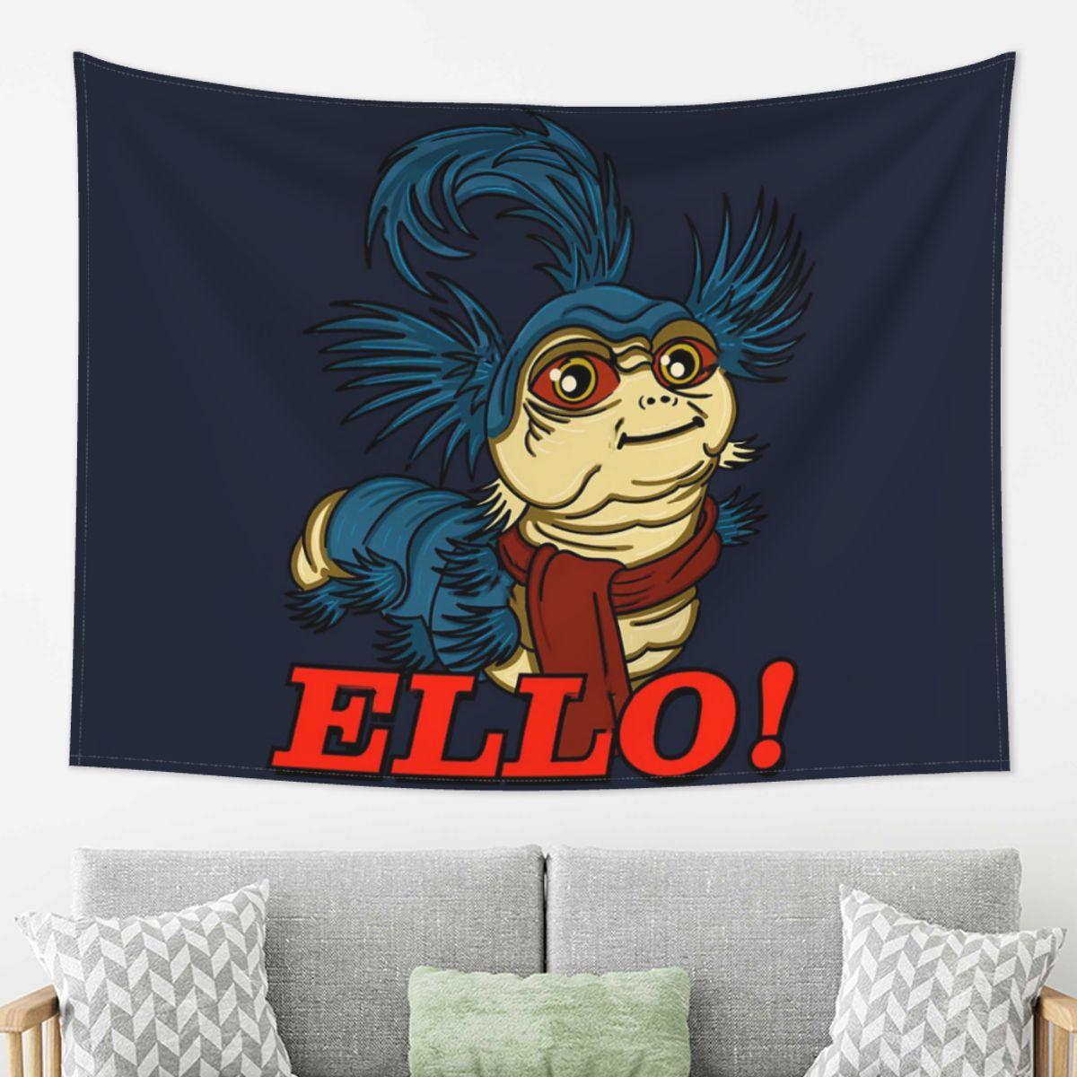 

Ello Worm Tapestry Decoration Art Aesthetic Tapestries for Living Room Bedroom Home Wall Cloth Wall Hanging 74x94cm(29x37in)