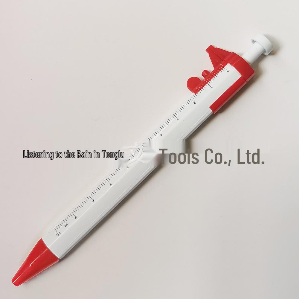Creative Silver Vernier Caliper Ballpoint Pen – Personalized Multifunctional Gift Pen