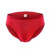 U Convex Solid Color Breathable Man Briefs Ice Silk Low-Waist Male Underwear for Inside Wear