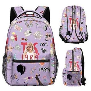 Taylor Swift Grund- und Sekundarschulrucksack, Kinderrucksack, Vollständig bedruckter Rucksack