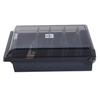 Plastic File Card Storage Box Large Business Card Organizer with Lid Office Supplies Storage Box for Desk