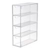 Compact Desktop Makeup Organizer, Ideal for Bedroom, Office Or Countertop.
