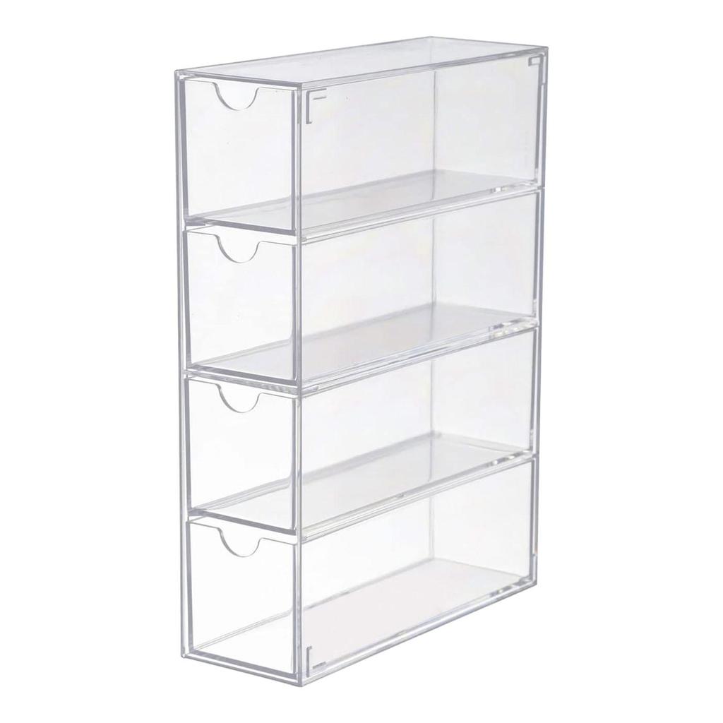 Compact Desktop Makeup Organizer, Ideal for Bedroom, Office Or Countertop.