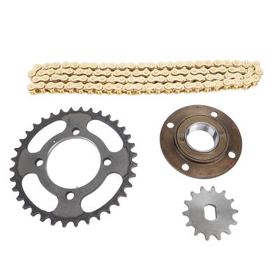 420 Kettenradsatz 96 Glieder Kette ID 12x17mm 14Z vorderes Kettenrad 36Z hinteres Kettenrad zahnlos