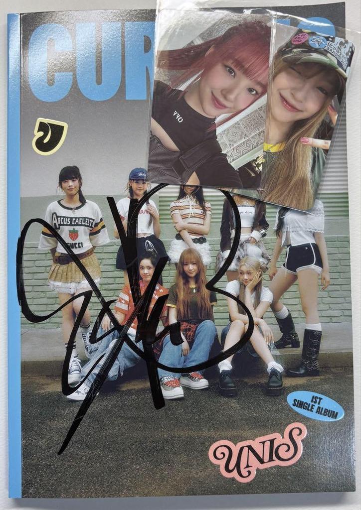 [USED] UNIS YUNHA Autographed Album & Trading Card