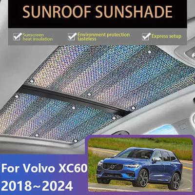 Volvo XC60 60 MK2 2018~2024 Araba Tavan Penceresi Güneşlikler Isı Yalıtımı Güneşlik Anti-UV Koruyucu Ön Cam Perdeleri Aksesuarlar
