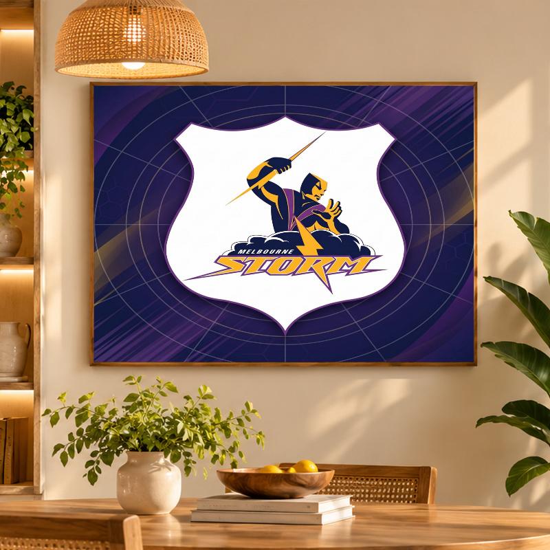 5D Diamond Painting Melbourne Storm DIY Full Drill Diamond Art Kit Home Decoration