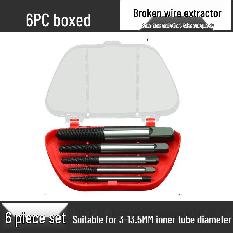 Doppelköpfiger Linksgewinde-Ausdreher für abgebrochene Wasserhähne, Rohre und Schrauben