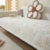 Four Seasons Abstract Painting Chenille Sofa Mat Anti Slip New Vintage Sofa Cover Messy Floral Seat Cushions Slipcover covers