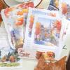 Wind Chasing Series: 30 Sheets White Kraft Paper for Landscape-Themed Collage and Decoration