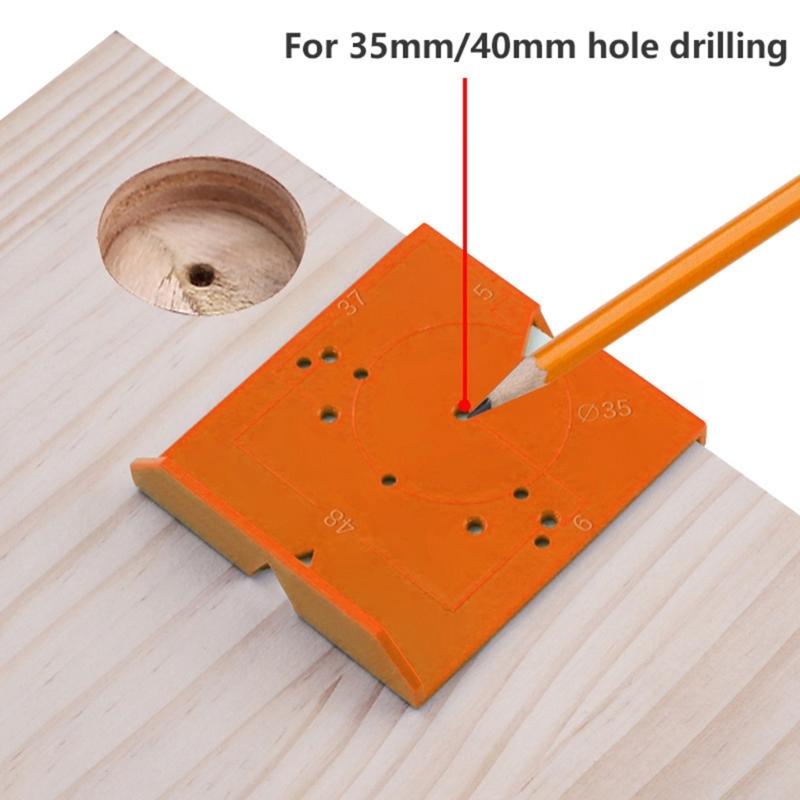 Multipurpose Plastic Hinge Jig For 35mm 40mm Cabinet Hardware Quick Alignment System Concealed Hinge Jig