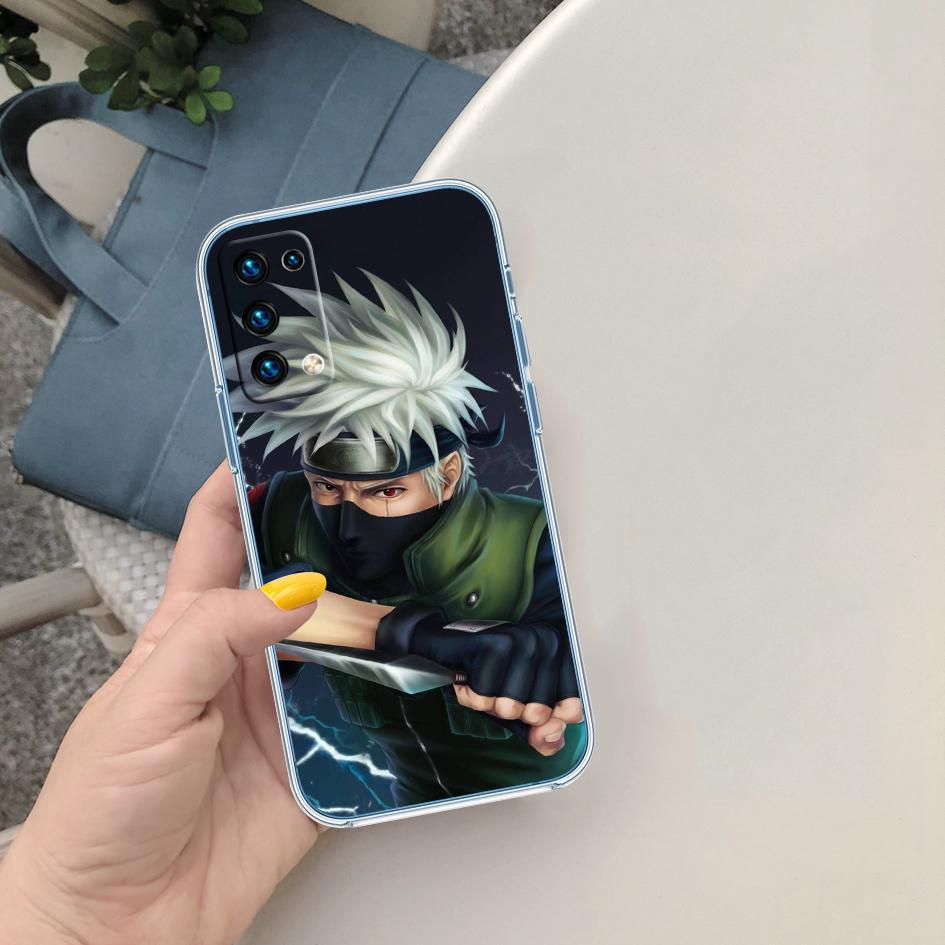 PP49 Naruto Kakashi Soft Shell Transparent Phone Case for Motorola Moto G7 G8 G9 G84 G85 G73 G24 G15 Z2 Play Power Plus