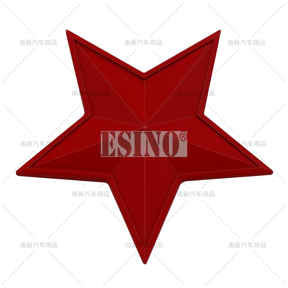 1pc Car Styling 3D Five-pointed Star Decorative Metal Alloy Adhesive Emblem Trunk Badge Fender Sticker Body Decal Car Accessory