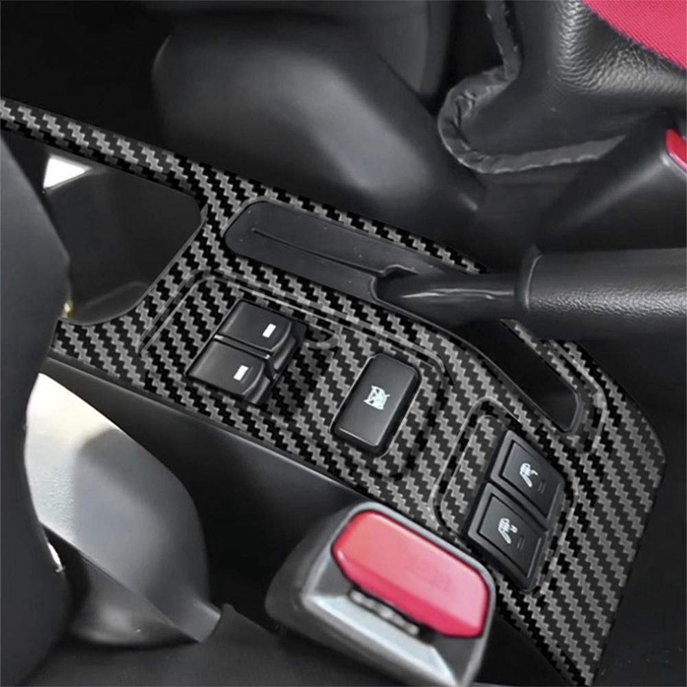 Car Central Console Handbrake Panel Cover For Suzuki Jimny Nomade RHD 5-Doors 2023-2025 ABS Auto Decoration Interior Accessories