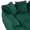 Modern Rope Sleeper Sofa Cloud Sofa, 3 Soft Pillows, Comfortable Single-seat Floor Sofa