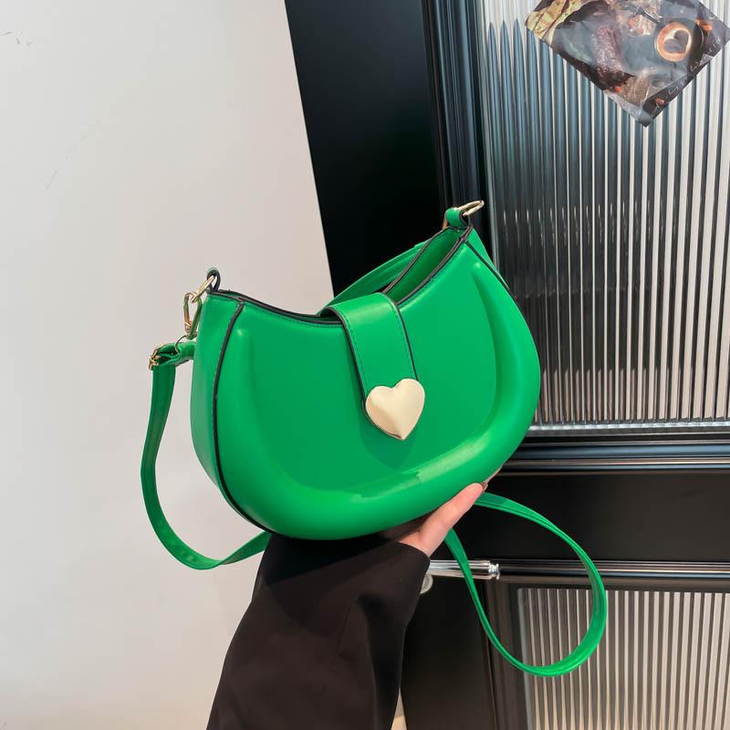 Cute Small Bag For Women Pu Material Street Style Shoulder Bag With Zipper Closure For Daily Use
