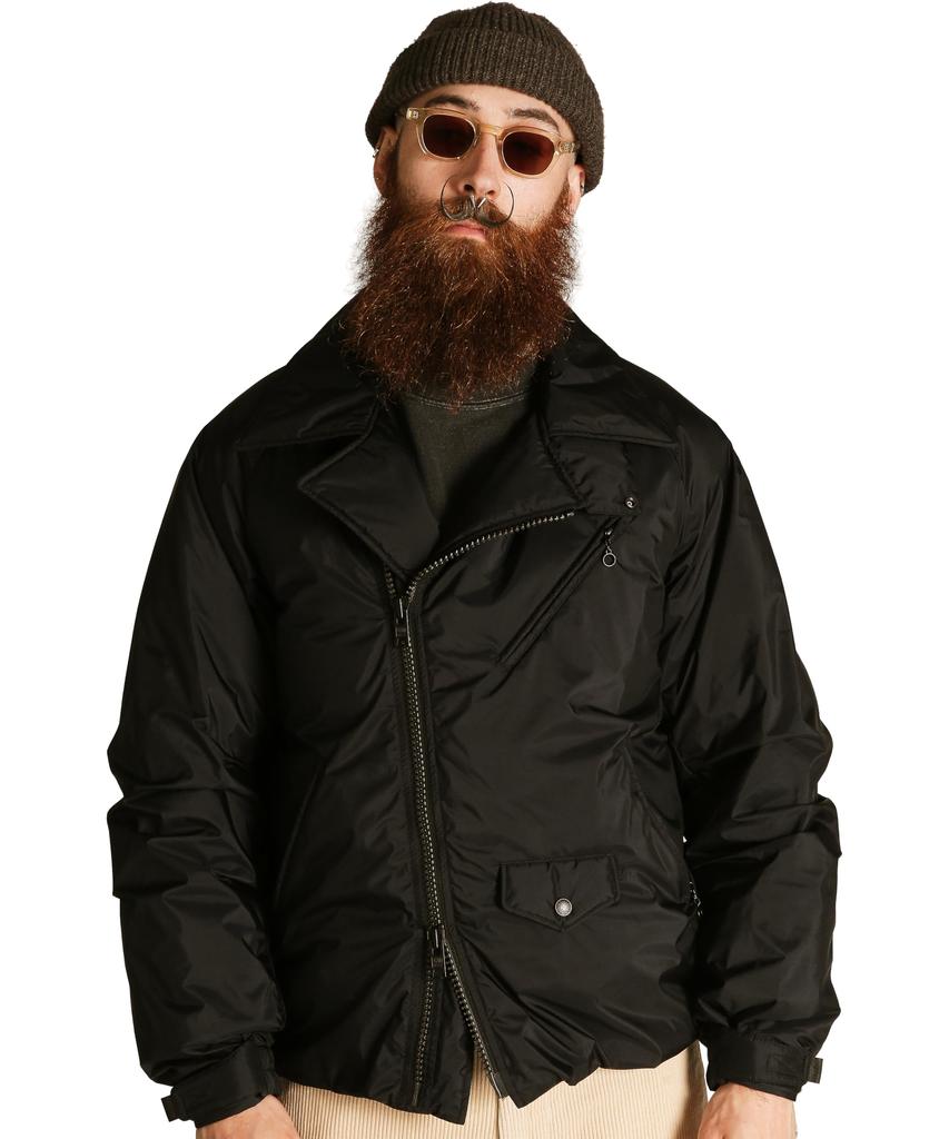 Schott x NANGA AURORA DOUBLE BREAST DOWN JACKET Men's XL 010 Black 782-5253004