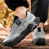 Designer Button Running Shoes Breathable Mesh Slip-on Casual Sneakers New Non-slip Wear-resistant Hiking Shoes Tenis De Hombre