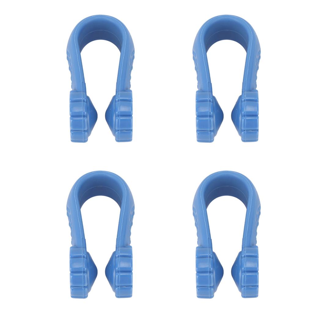 4 Stück Handdruckpunkt-Clip Blumenform Spannungsreduzierung Universal Mini Migräne-Linderungsclip Blau