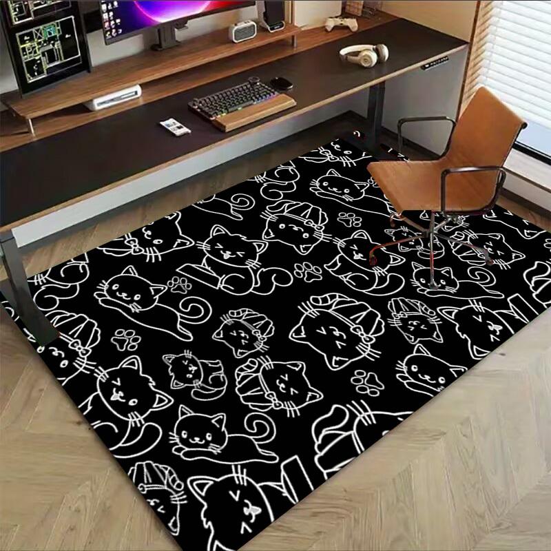 1PC Cat Paw Anti-slip Carpet, Suitable for Office, Bedroomand Playrooms. It Can Also Be Used As a Sofa Footrest cover-R28