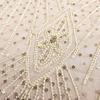 Women Vintage 1920s Bead Fringe Sequin Lace Party Flapper Cocktail Prom Dress