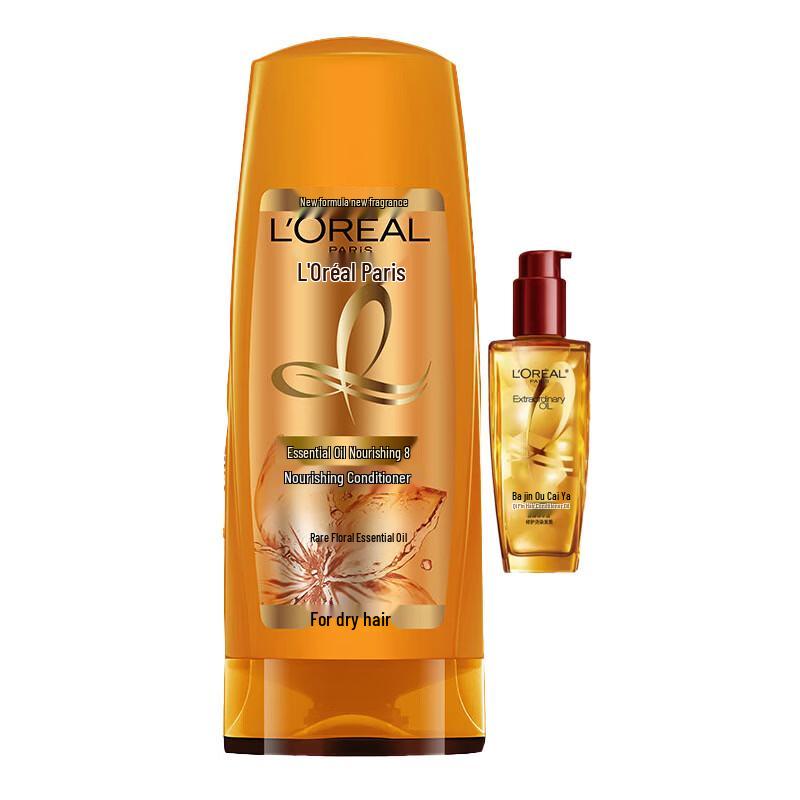 L Oréal Oil-Nourishing Conditioner & Miraculous Hair Oil Set