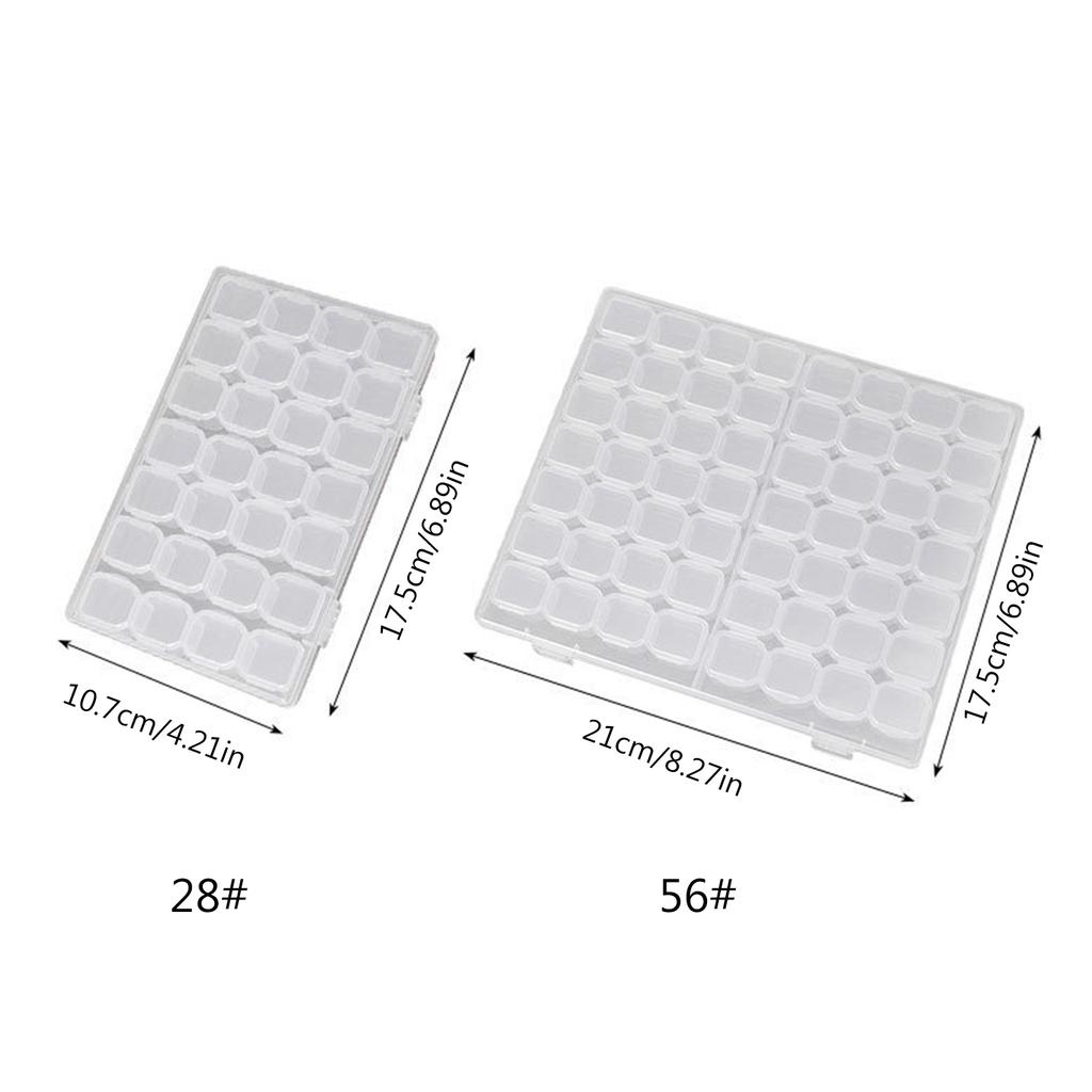 Plastic Jewelry Tray Earring Storage Case Easy To Carry Jewelry Organizers Storage Solution for Small Earrings and Rings