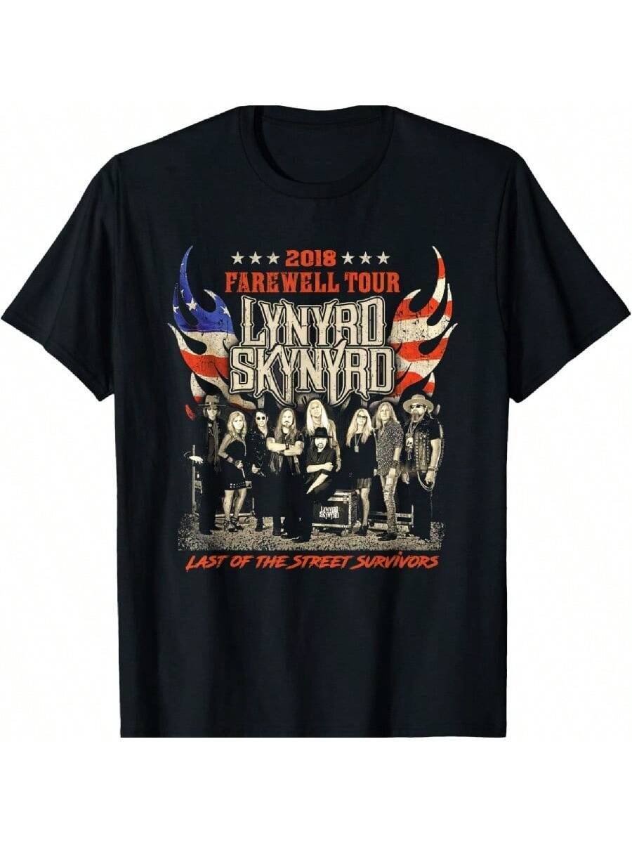 

Lynyrds Skynyrds - Farewell Tour 2018 Last Of Street Survivors T-Shirt S