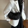 Large Capacity Women's Crossbody Bag Soft Cott-padded Jacket Bag Lightweight Waterproof Dumplings Bag For Women