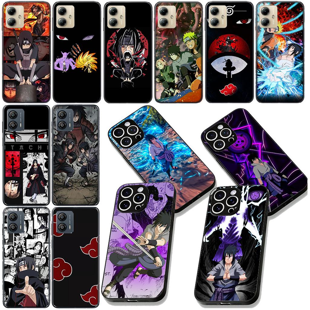 Akatsuki Itachi Uchiha Narutos Sasuke Phone Case for Motorola Moto G86 G14 G35 G34 G45 G55 G67 G75 G85 G24 G15 G54 G57 Power