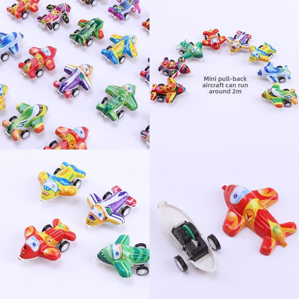 Kids Mini Toy Airplane With Rebound Power For Preschool Learning And Parent Child Play