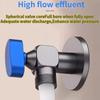 Leak-Proof Brass Angle Valve Hot and Cold Water Triangular Valve Control Water Valve  Toilet Bowls