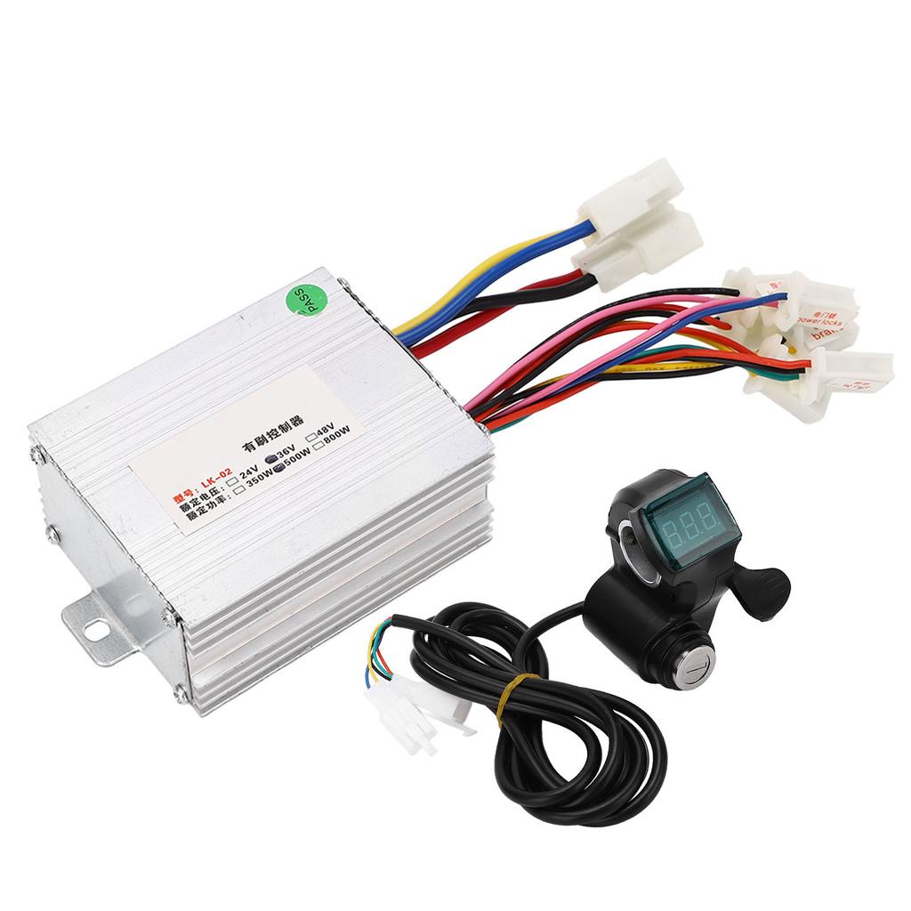 36V 500W Motor Kartáčový Regulátor Lithiumové Elektrické Kolo Rukojeť Plynu Twist Sada pro Modifikaci